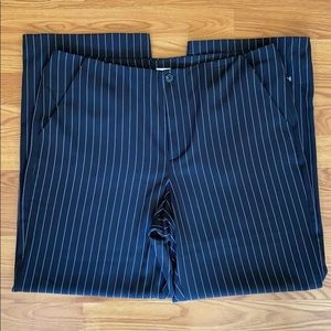 Pin stripe Black Pants NWOT